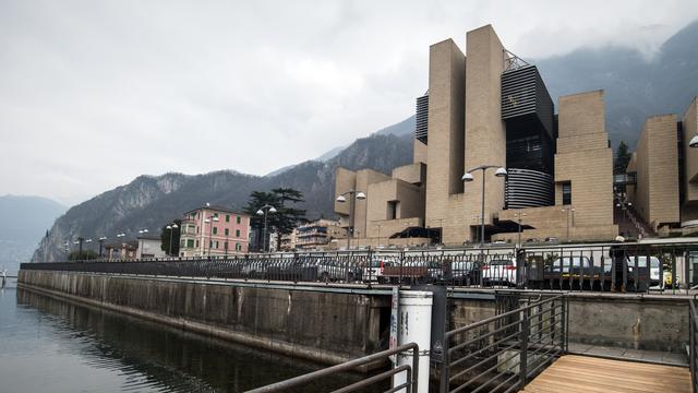 Le Casino Campione d'Italia est fermé et en faillite depuis le 27 juillet 2018. [Keystone/TiPress - Pablo Gianinazzi]