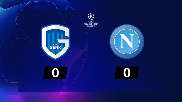 2ème journée, Genk - Naples (0-0): résumé de la rencontre