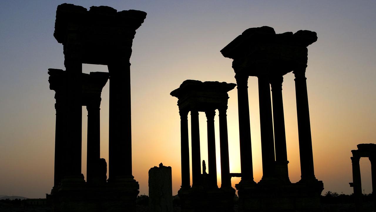 Ce qui reste des ruines de Palmyre attend à nouveau les touristes. [AFP - Manuel Cohen]