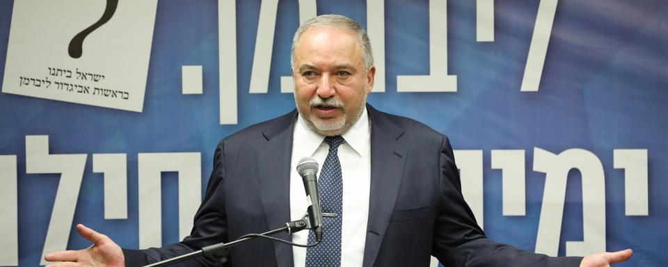 Avigdor Lieberman pourrait jouer les trouble-fête lors des élections de mardi [Keystone/EPA - Abir Sultan]