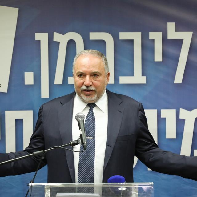 Avigdor Lieberman pourrait jouer les trouble-fête lors des élections de mardi [Keystone/EPA - Abir Sultan]