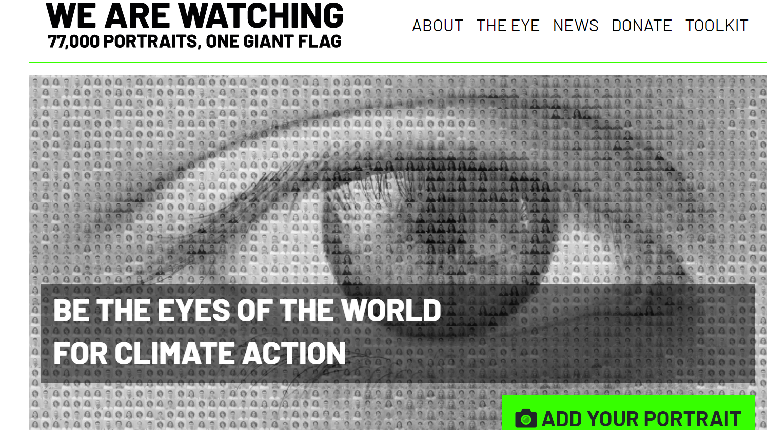 home page du site wearewatching.org [wearewatching.org]