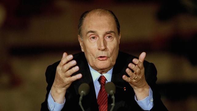 Le président français François Mitterrand (ici en 1991). [AP/Keystone - Michel Lipchitz]