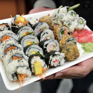Les algues nori sont utilisées dans les sushis. [EPA/Keystone - Luong Thai Linh]