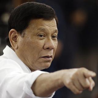 Le président philippin Rodrigo Duterte à Manille en octobre 2017. [AP Photo/Keystone - Aaron Favila]