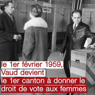 Vaud a été le premier canton de Suisse à accorder le droit de vote aux femmes, 12 ans avant que ce droit ne soit étendu au niveau fédéral (image d'illustration). [Keystone]