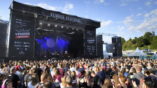 Pegasus lors du Venoge Festival en 2017. [Keystone - Laurent Gillieron]