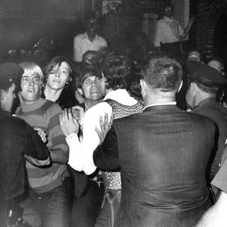 Stonewall Inn nightclub raid. Crowd attempts to impede polic
UNITED STATES - JUNE 28: Stonewall Inn nightclub raid. Crowd attempts to impede police arrests outside the Stonewall Inn on Christopher Street in Greenwich Village. (Photo by NY Daily News Archive via Getty Images) [Getty Images - NY Daily News Archive]
