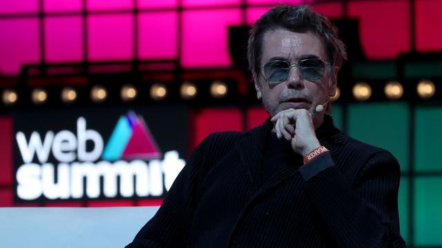 Le musicien Jean-Michel Jarre le 7 novembre 2019 à Lisbonne. [NurPhoto - Pedro Fiuza]