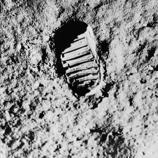 Empreinte d'un pied d'astronaute sur le sol lunaire.
Collection Roger-Viollet
AFP [AFP - Collection Roger-Viollet]