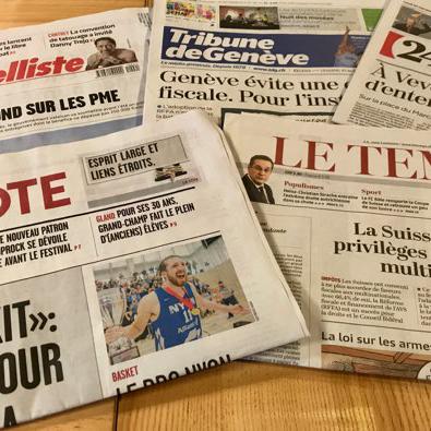 La presse romande consacre ses unes aux nombreux objets de votations, fédérales, cantonales et communales de dimanche.