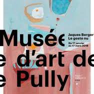 L'affiche de l'exposition Jacques Berger, Le geste nu, à Pully.
Musée d'art de Pully [Musée d'art de Pully]