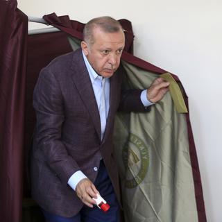 Le président turc Recep Tayyip Erdogan joue gros à Istanbul. [Keystone/AP Photo - Emrah Gurel]