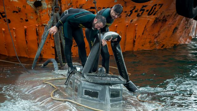 Les brigades anti-drogues ont intercepté un sous-marin transportant 3 tonnes de cocaïne. [AFP - LALO R. VILLAR]