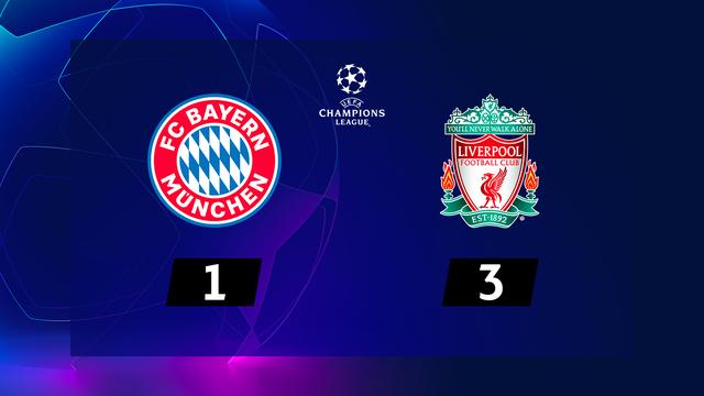 1-8e retour, Bayern Munich - Liverpool (1-3): le résumé de la rencontre