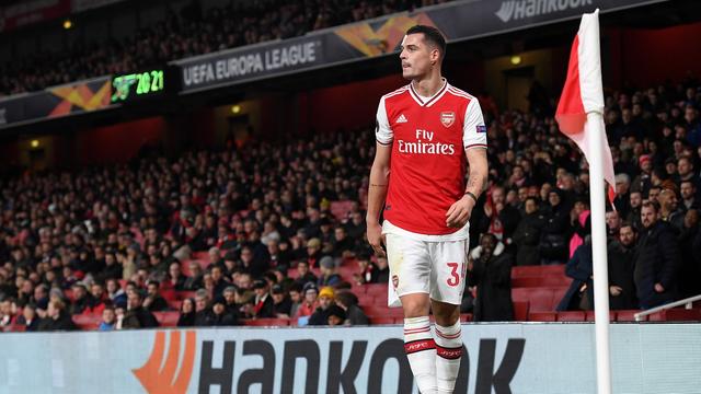 Xhaka a retrouvé les terrains avec Arsenal. [Andy Rain]