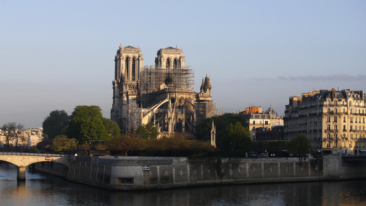 Notre Dame de Paris, le 17 avril 2019. [AP Photo/Keystone - Francois Mori]