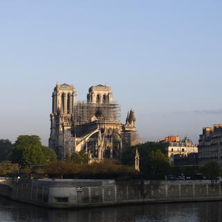 Notre Dame de Paris, le 17 avril 2019. [AP Photo/Keystone - Francois Mori]