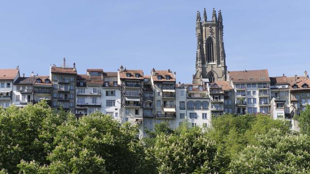 La ville de Fribourg. [Keystone - Thomas Delley]