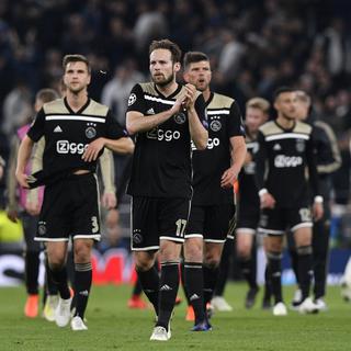 Les joueurs de l'Ajax sont en position de force avant le match retour. [Neil Hall]