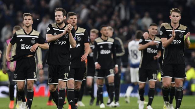 Les joueurs de l'Ajax sont en position de force avant le match retour. [Neil Hall]