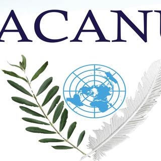 Le logo de l'association des journalistes accrédités aux Nations Unies à Genève (ACANU). [acanu.ch]