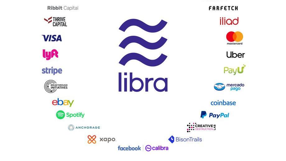 Les 28 membres fondateurs de l'association Libra se sont engagés à payer 10 millions chacun pour lancer la cryptomonnaie. [Libra]
