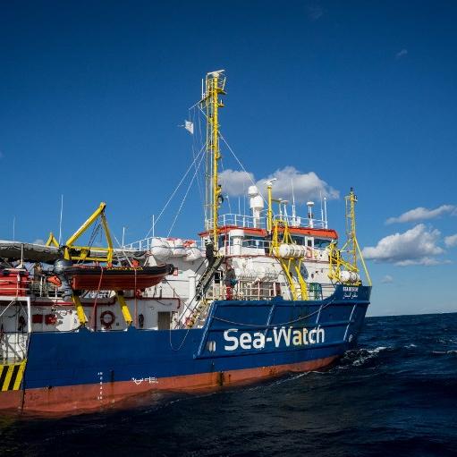 Le Sea Watch 3 photographié le 4 janvier au large de Malte. [afp - Federico Scoppa]