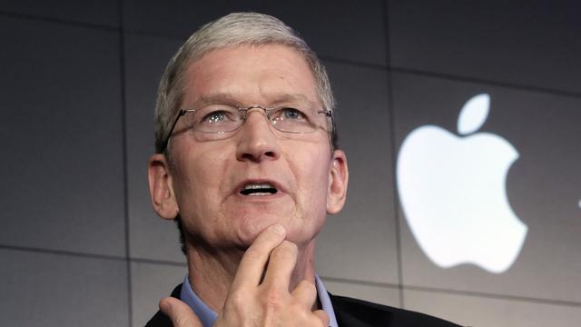 Tim Cook, le patron d'Apple. [AP Photo - Richard Drew]