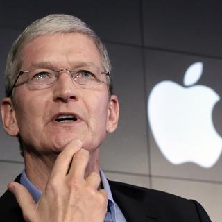 Tim Cook, le patron d'Apple. [AP Photo - Richard Drew]