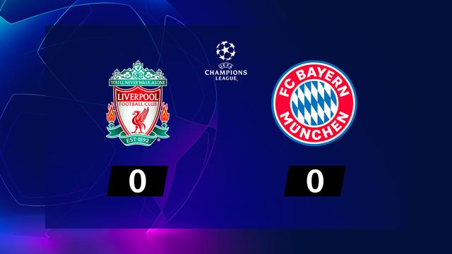 1-8e aller, Liverpool - Bayern Munich (0-0): le résumé de la rencontre