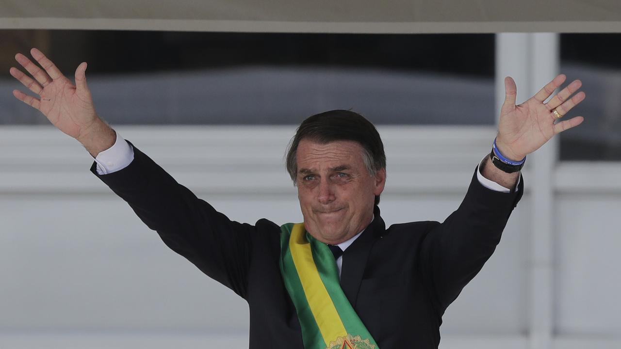 Pour son premier déplacement à l'étranger, Jair Bolsonaro se rendra à Davos. [AP/Keystone - Silvia Izquierdo]
