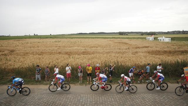 Le début du Tour de France a été donné en Belgique. [Keystone - Yoan Valat]