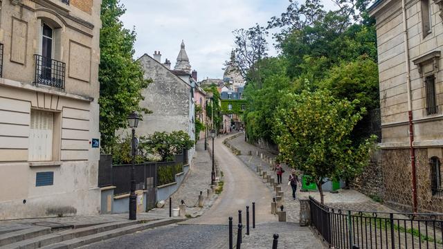 Des forêts urbaines, comme ici à Montmartre, permettent de limiter l'accumulation de chaleur en ville. [AFP - Anita Pouchard Serra/Hans Lucas]