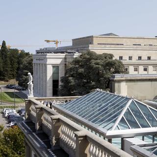 Le bâtiment principal du Palais des Nations à Genève. [Keystone - Salvatore Di Nolfi]