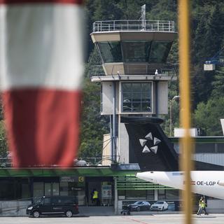 L'aéroport de Lugano est situé sur la commune d'Agno. [Ti-Press/Keystone - Alessandro Crinari]