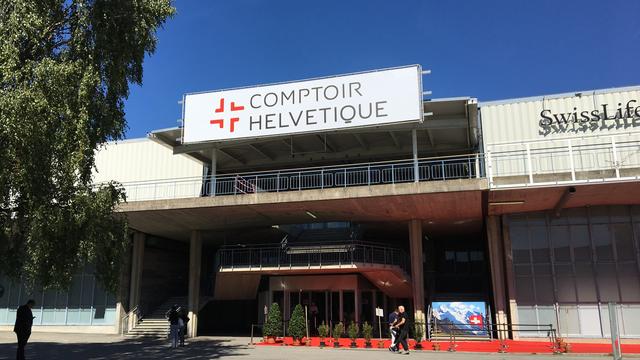 Le Comptoir helvétique a ouvert vendredi au Palais de Beaulieu à Lausanne. [RTSinfo - Pauline Turuban]