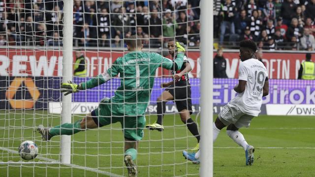 Djibril Sow a participé à la fête contre le Bayern. [Michael Probst]