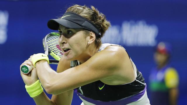 Malgré un break au 2e set, Bencic n'a pas remporté la manche. [Justin Lane]