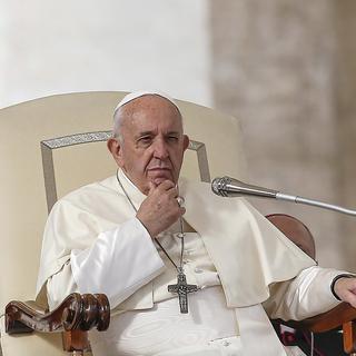 Le pape François en novembre 2019. [Keystone - Fabio Frustaci / EPA]