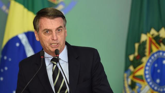 Le président du Brésil Jair Bolsonaro. [AFP - Evaristo Sa]