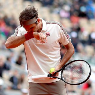Roger Federer n'a rien pu faire face à la maîtrise de Nadal. [EPA - SRDJAN SUKI]