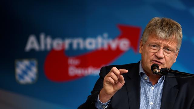 Joerg Meuthen, co-leader de l'AfD, ici photographié à Abensberg, le 3 mars 2018. [REUTERS - Andreas Gebert]