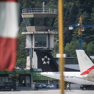 Une pétition est lancée pour sauver l'aéroport de Lugano. [Keystone - Alessandro Crinari]