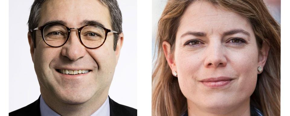 Frédéric Borloz et Manon Schick. [- Keystone
- Keystone - - Gaëtan Bally
- Alessandro della Valle]