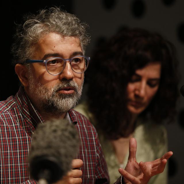 Le journaliste franco-turc Erol Önderoglu, ici le 27.02.2019 à Istanbul. [Lefteris Pitarakis]