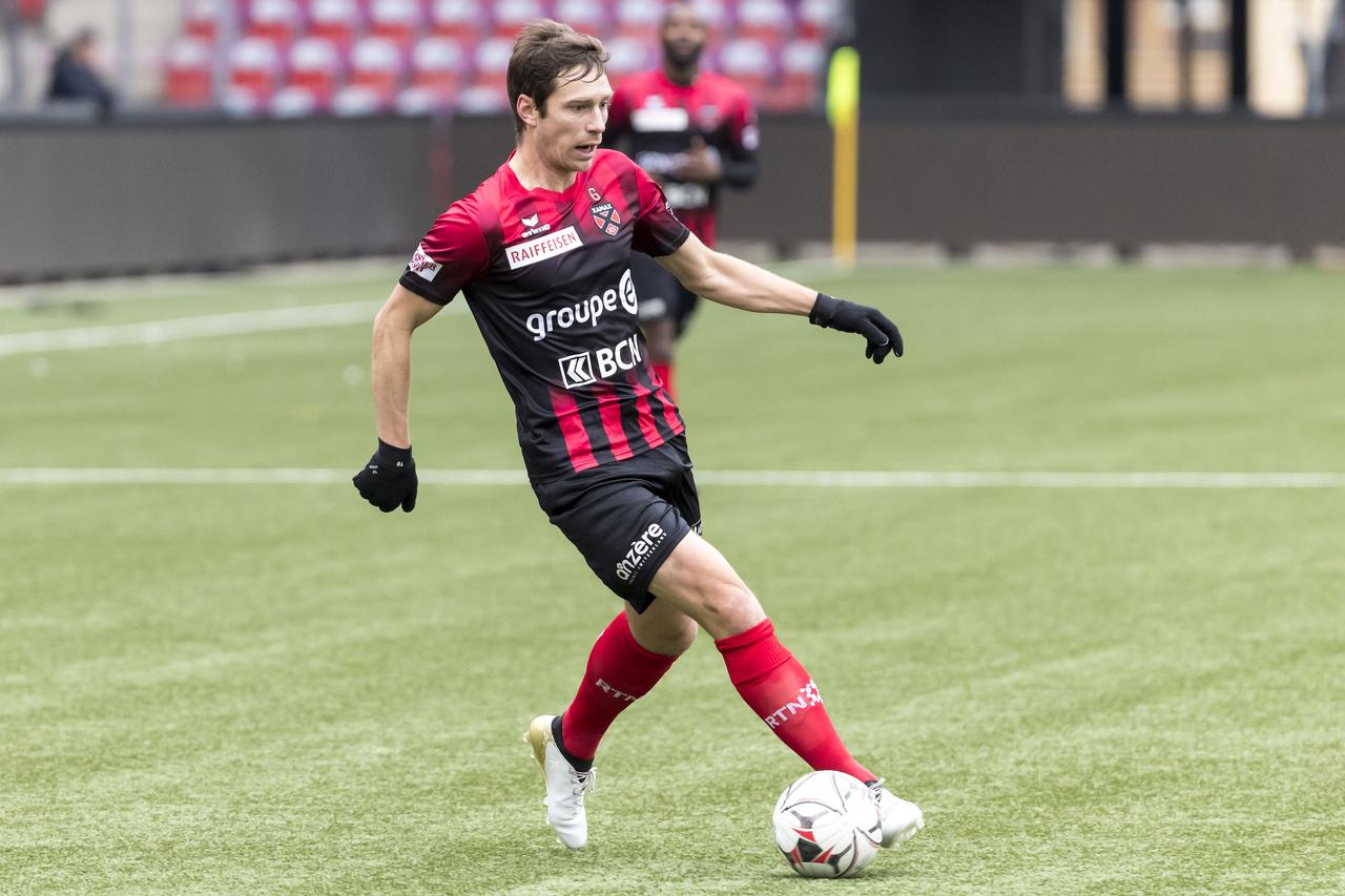 Doudin est un joueur important dans l'effectif rouge et noir. [Pascal Muller/freshfocus - Pascal Muller]