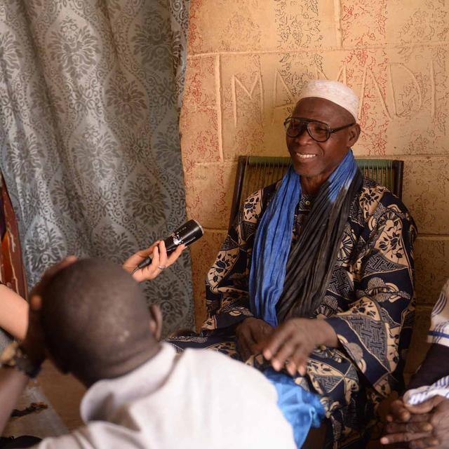 L'interview de Seydou Diabaté, "Kuma Tigi" de Kéla. [RTS - Suzy Mazzanisi]