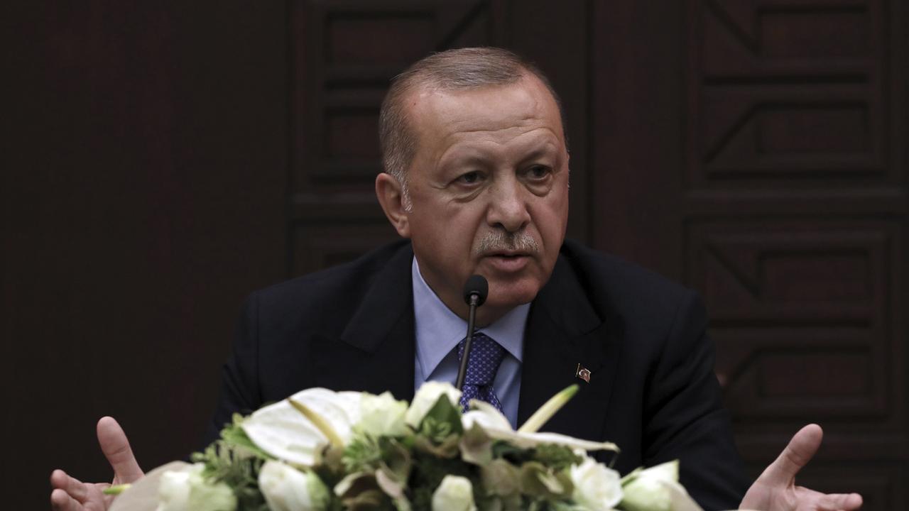 Recep Tayyip Erdogan lors du sommet d'Ankara sur la Syrie, ce 16 septembre 2019.