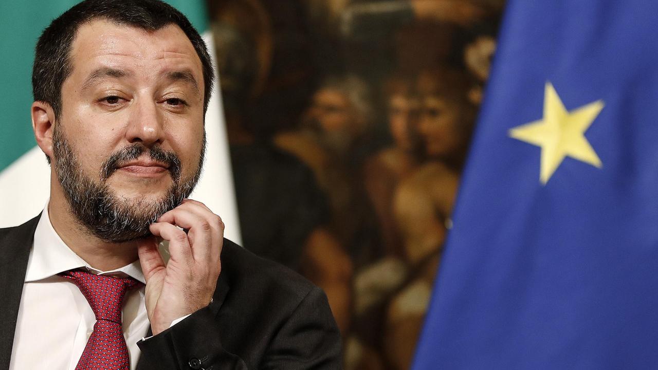 Le vice-premier ministre italien, Matteo Salvini. [EPA - RICCARDO ANTIMIANI]